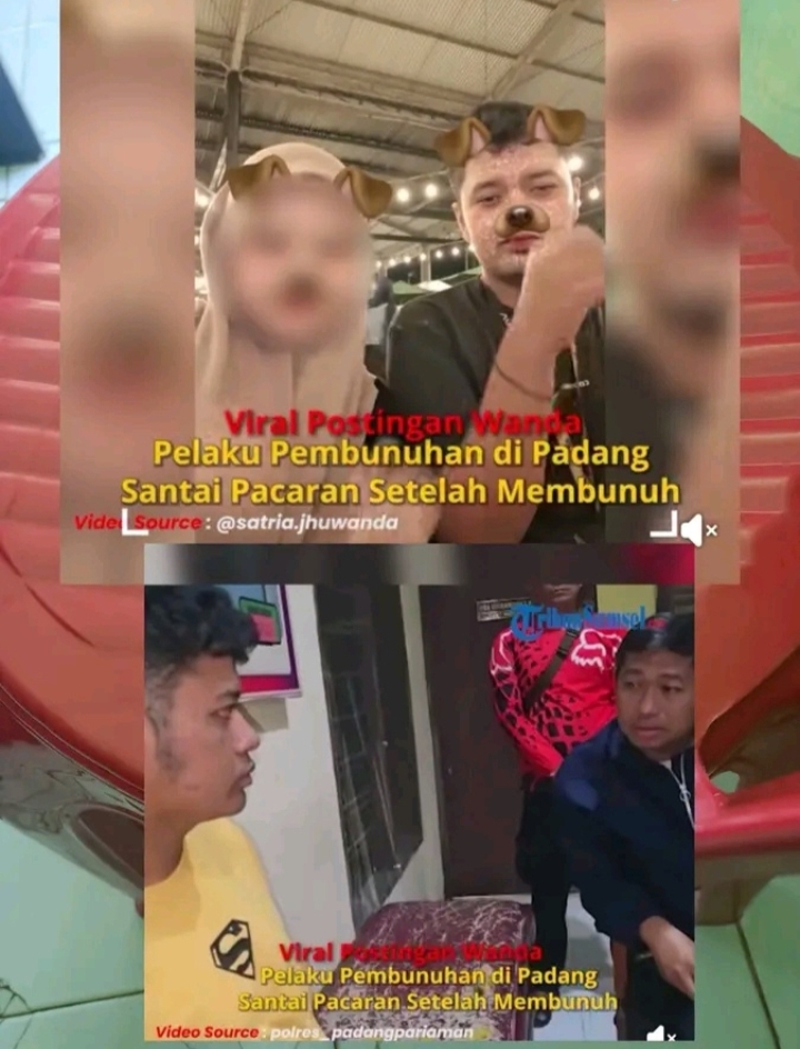 Viral Postingan Wanda Pelaku Pembunuhan di Padang, Santai Pacaran Setelah Membunuh