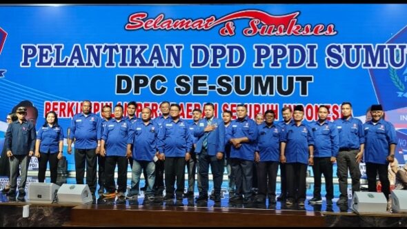 Ferry Sibarani Lantik Pengurus PPDI se-Sumut Periode 2025–2029: Tegaskan Peran Pers Sebagai Pilar Demokrasi