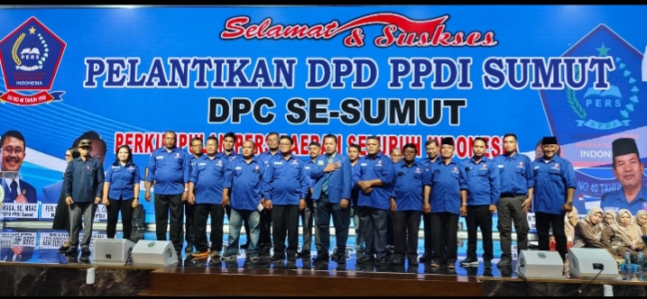 Ferry Sibarani Lantik Pengurus PPDI se-Sumut Periode 2025–2029: Tegaskan Peran Pers Sebagai Pilar Demokrasi