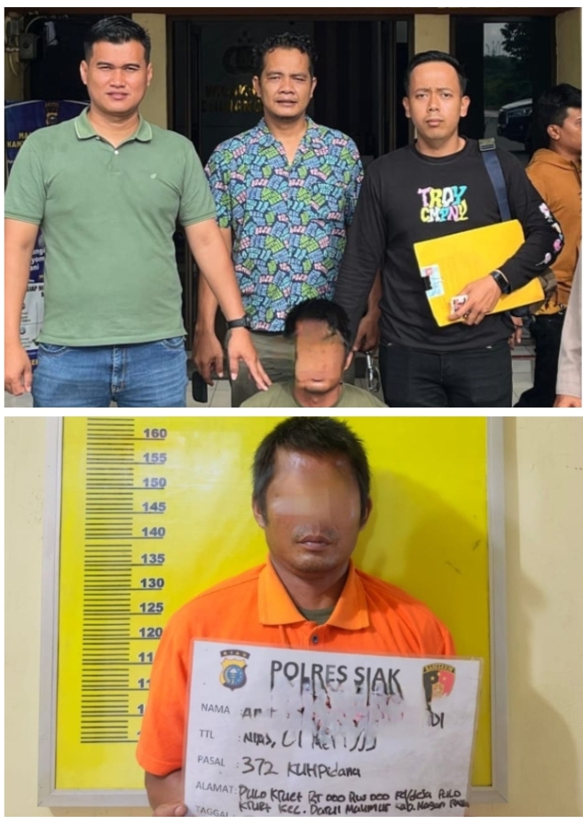Polsek Kandis Berhasil Ungkap Kasus Penggelapan Mobil di Siak, Pelaku Diamankan di Indragiri Hulu