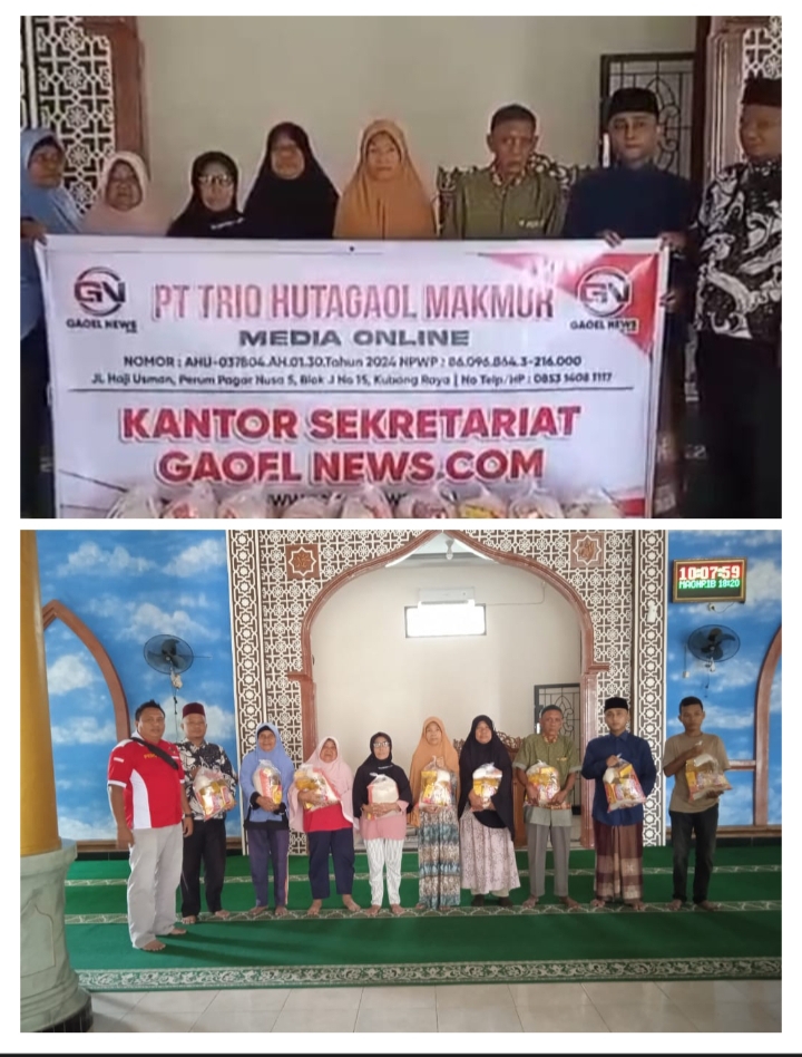 Salurkan Paket Sembako kepada Kaum Dhuafa dari Media Online GaoelNews.com di Hari Natal Oplus_16908288
