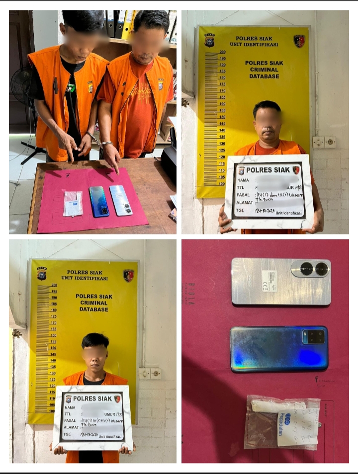 Polsek Sungai Apit Ungkap Kasus Narkotika, Dua Pria Diamankan bersama Barang Bukti Oplus_16908288