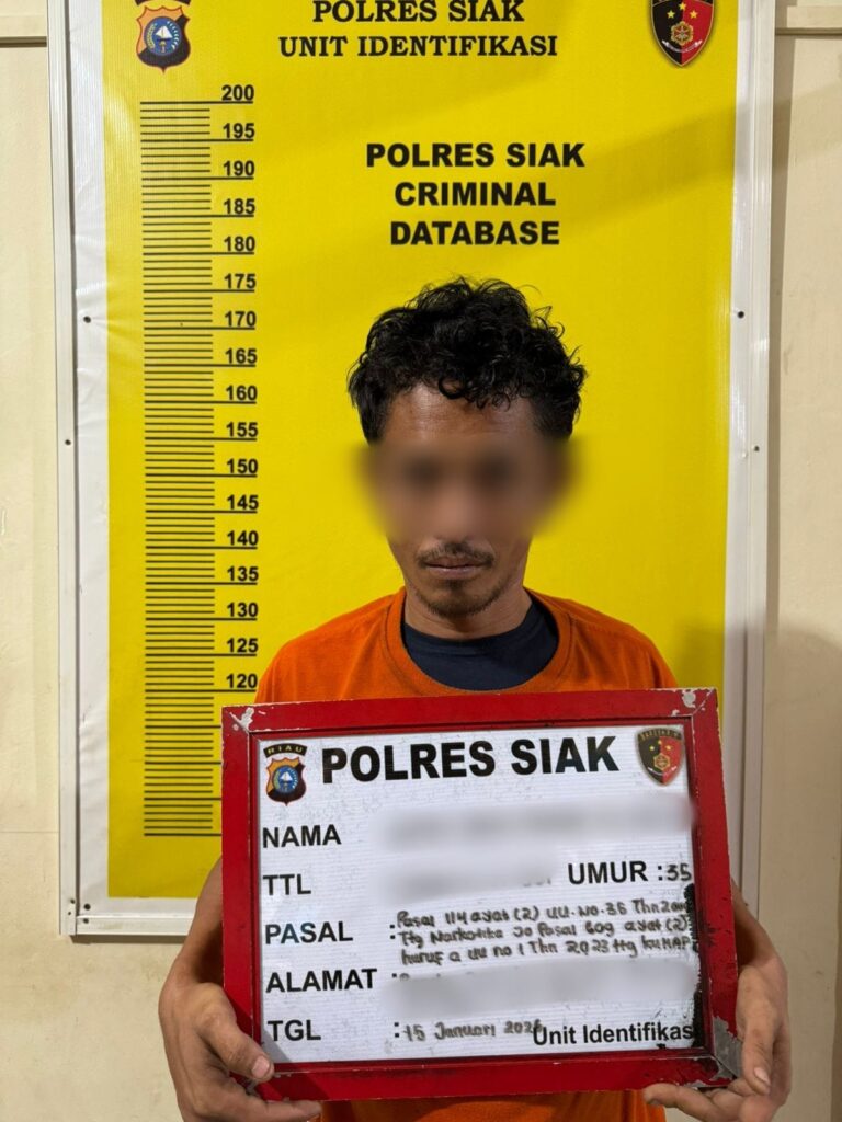 Polres Siak Ungkap Kasus Narkotika, Sita 201,80 Gram Shabu dari Bandar di Kandis IMG-20260116-WA0066